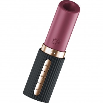 Мини-вибратор с 3D пульсацией SATISFYER DEEP KISS чёрный